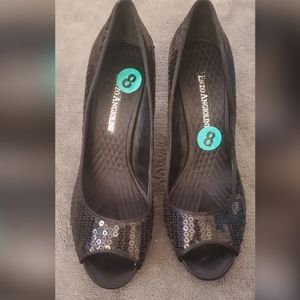 High Heel Black open toes Sandals